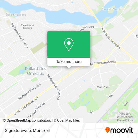 Signatureweb map