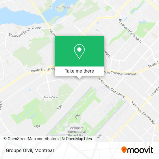 Groupe Olvil map