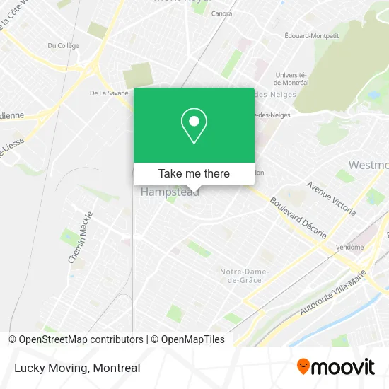 Lucky Moving map