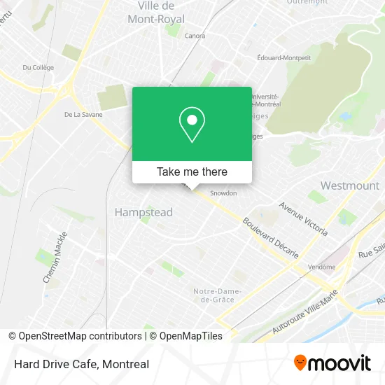 Hard Drive Cafe map