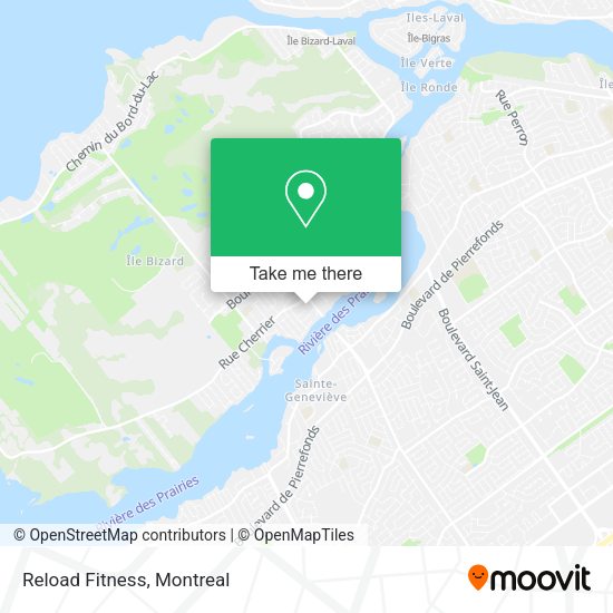 Reload Fitness map