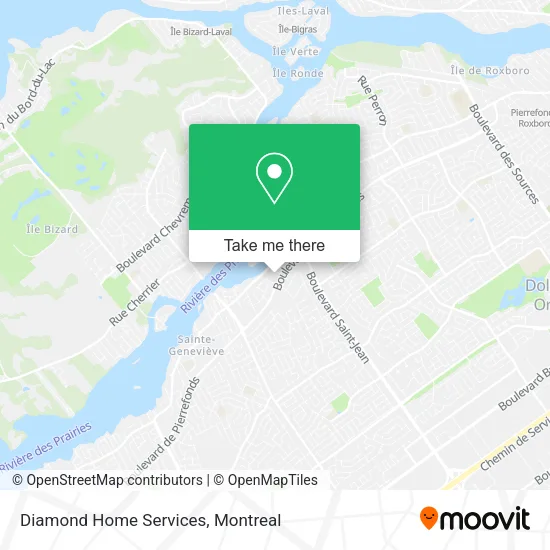 Diamond Home Services map
