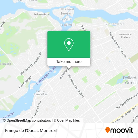 Frango de l'Ouest map