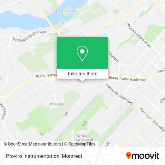Proviro Instrumentation map