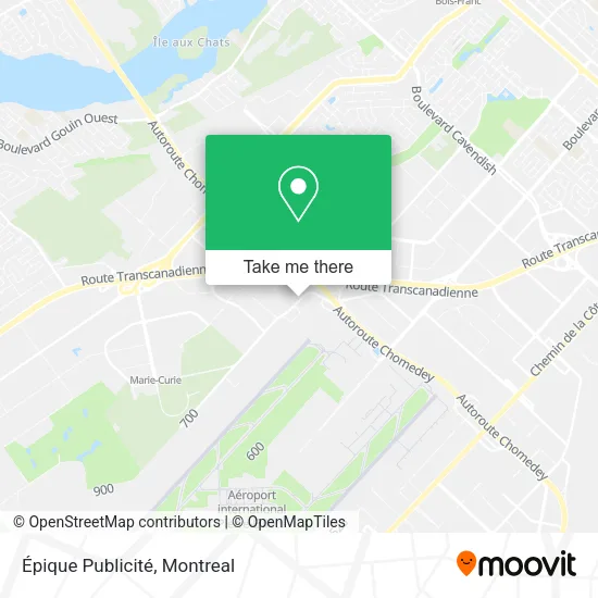 Épique Publicité map