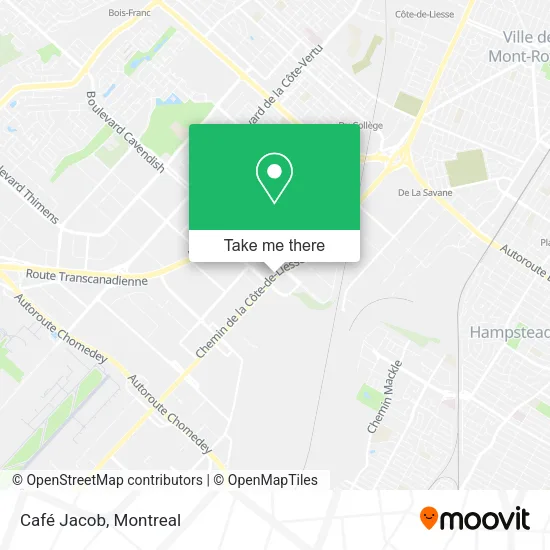 Café Jacob map