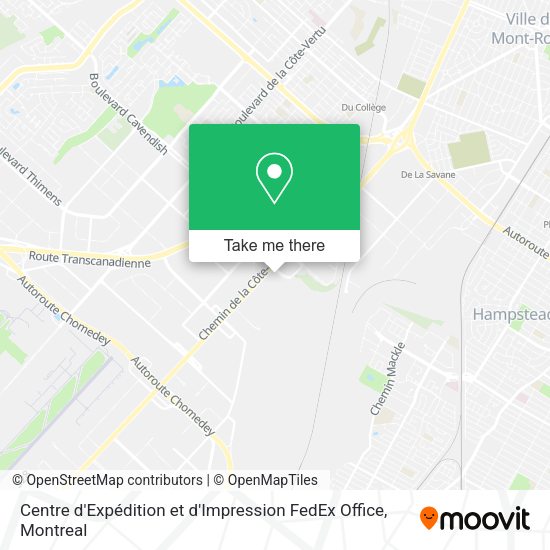 Centre d'Expédition et d'Impression FedEx Office map