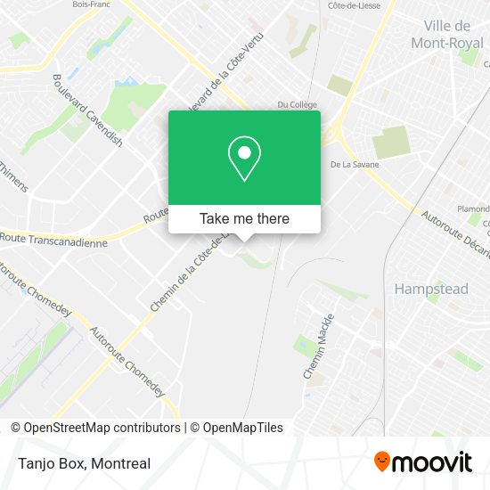 Tanjo Box map