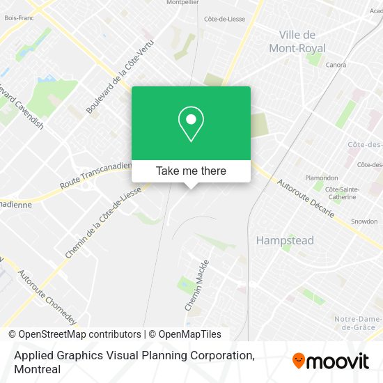 Applied Graphics Visual Planning Corporation map