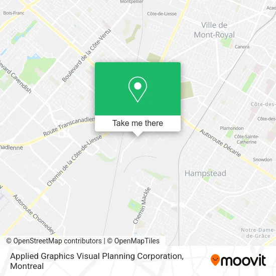 Applied Graphics Visual Planning Corporation map