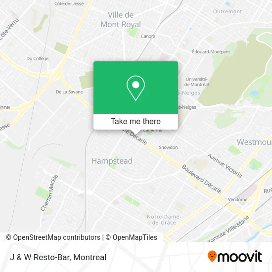 J & W Resto-Bar map