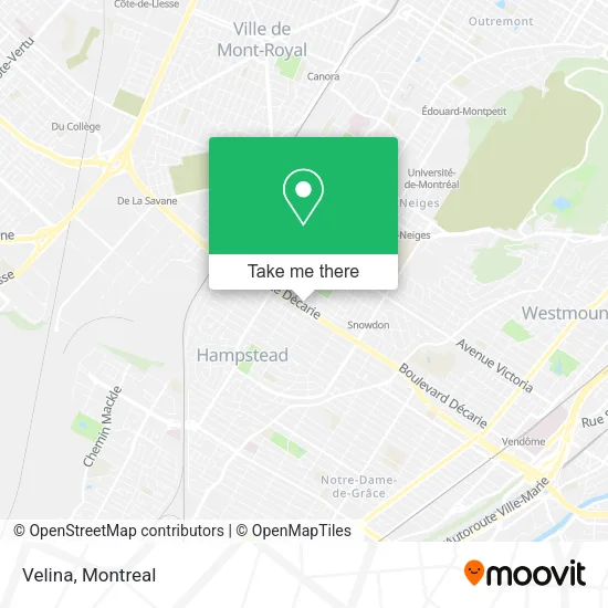 Velina map