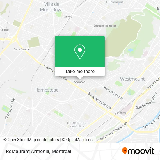 Restaurant Armenia map