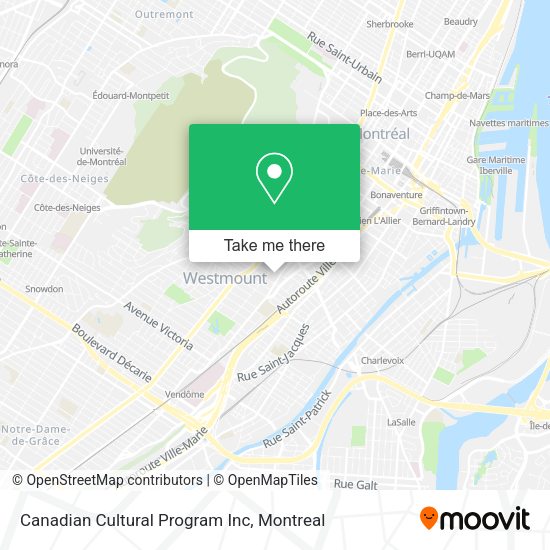 Canadian Cultural Program Inc map