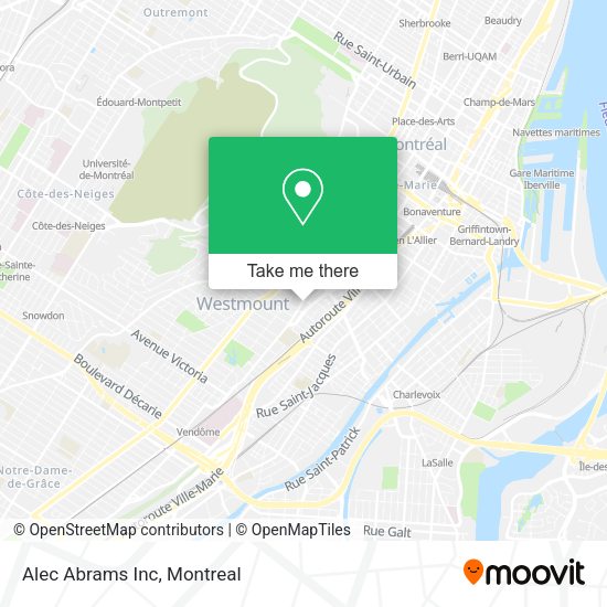 Alec Abrams Inc map