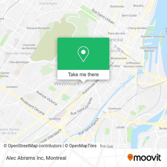 Alec Abrams Inc map