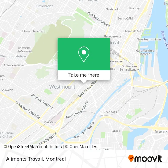 Aliments Travail map
