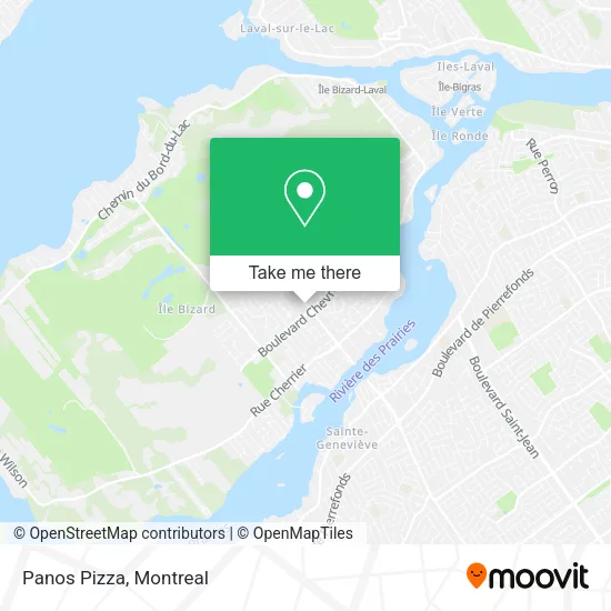 Panos Pizza map