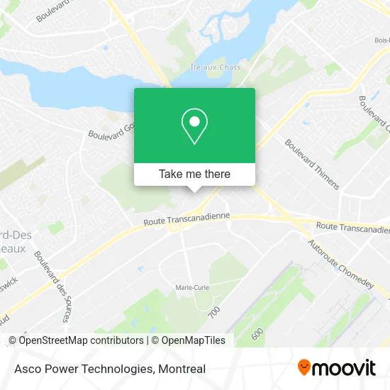 Asco Power Technologies map