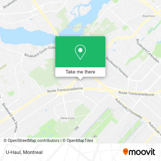U-Haul map