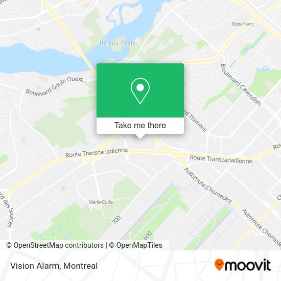 Vision Alarm map