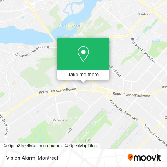 Vision Alarm map