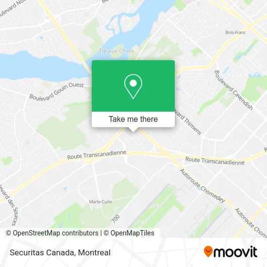 Securitas Canada map