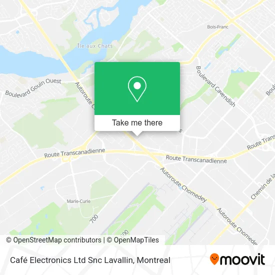 Café Electronics Ltd Snc Lavallin map