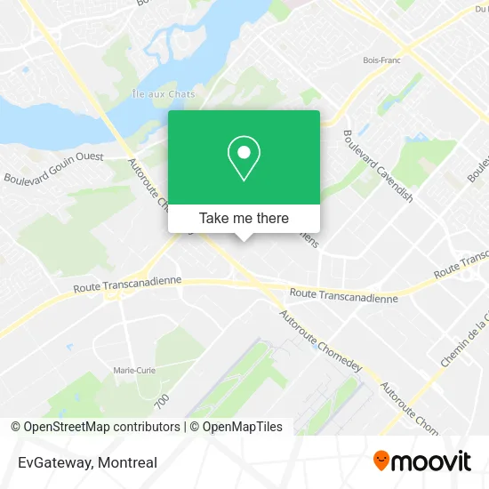 EvGateway map