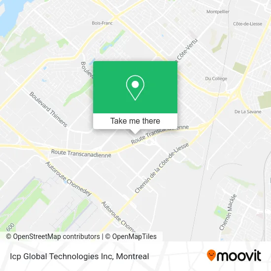 Icp Global Technologies Inc map