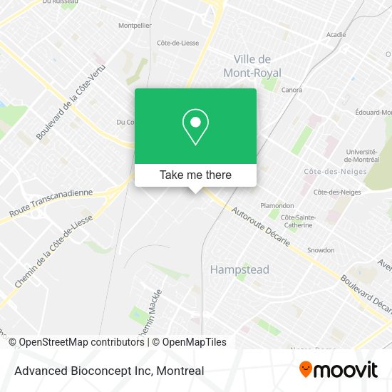 Advanced Bioconcept Inc map