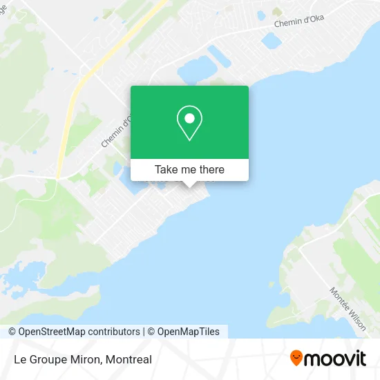 Le Groupe Miron map