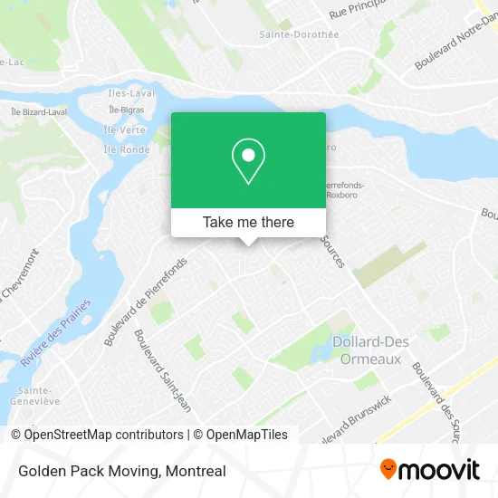 Golden Pack Moving map