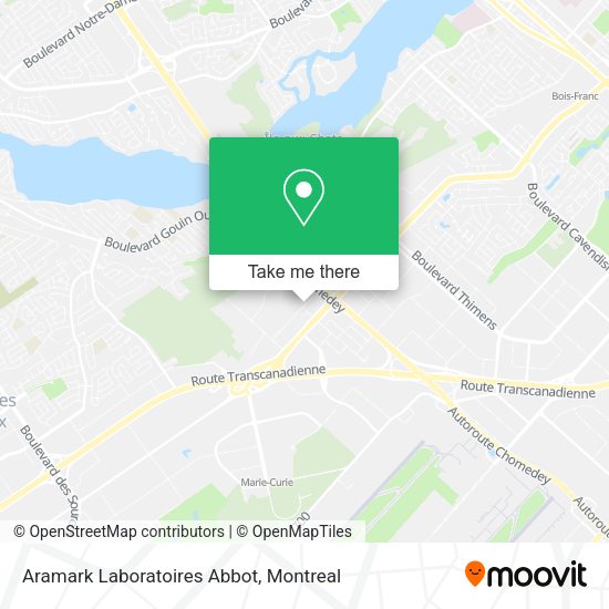 Aramark Laboratoires Abbot map