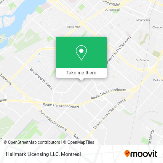 Hallmark Licensing LLC map