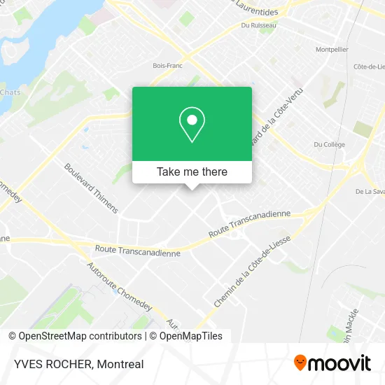 YVES ROCHER map