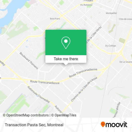 Transaction Pasta Sec map
