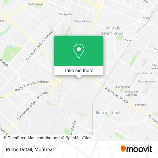 Prime Détail map