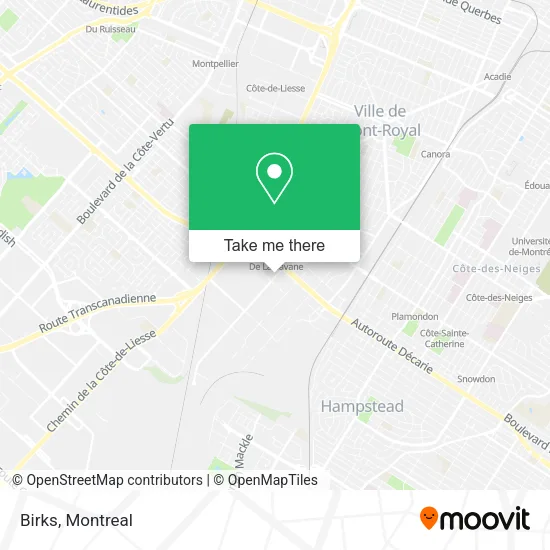 Birks map