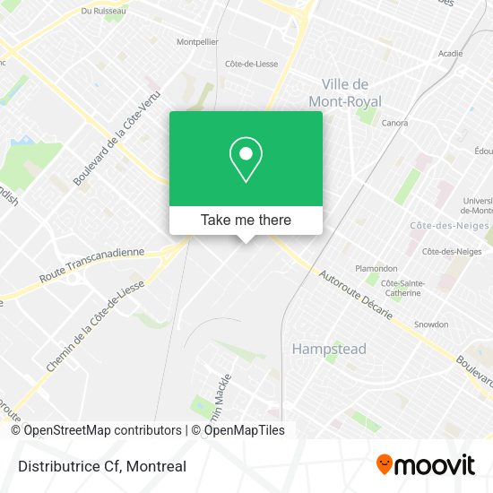 Distributrice Cf map