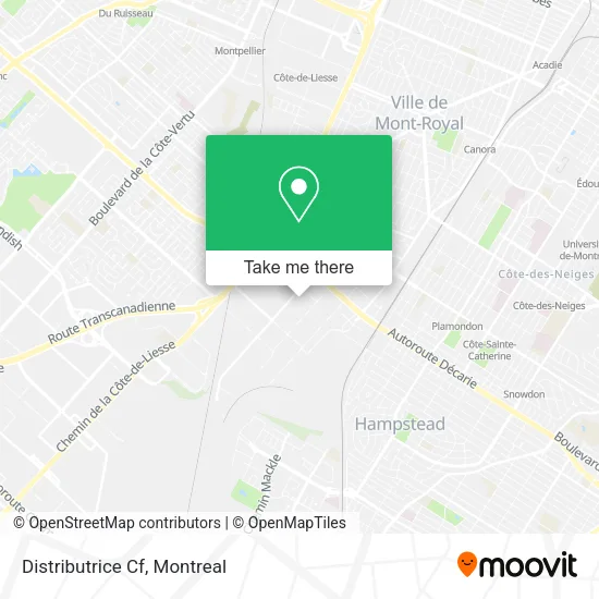 Distributrice Cf map