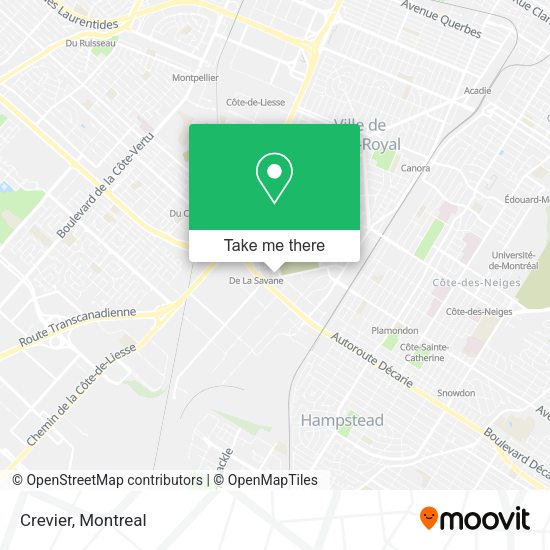 Crevier map