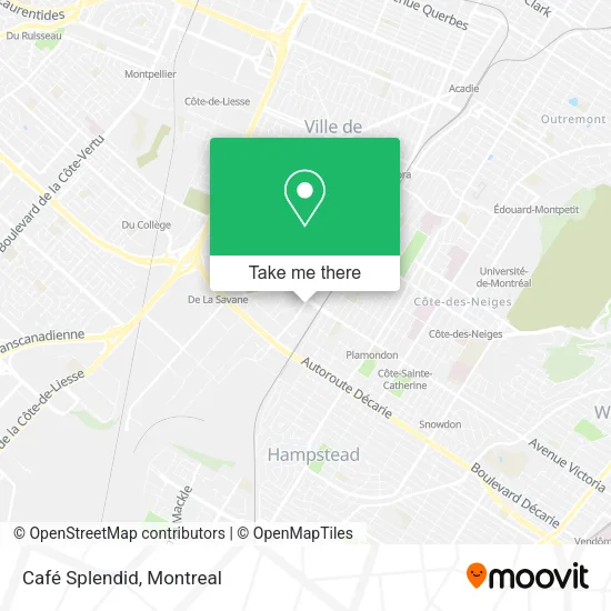 Café Splendid map