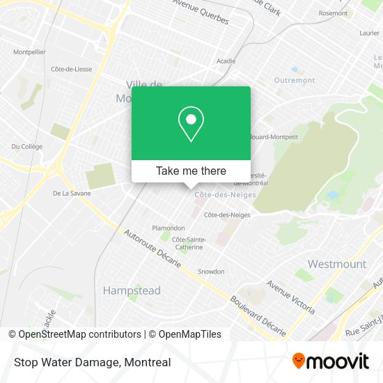 Stop Water Damage map
