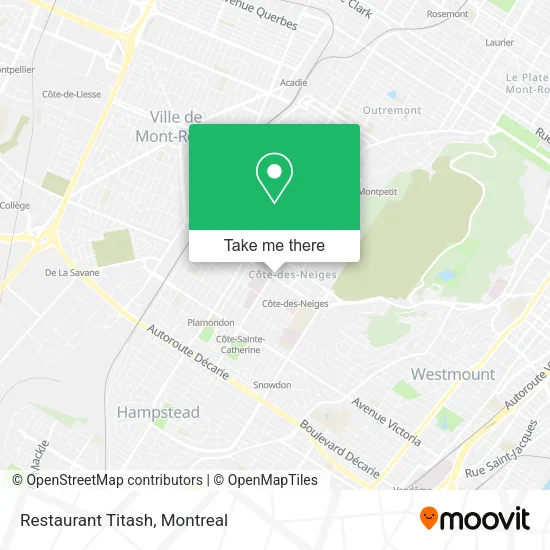Restaurant Titash map