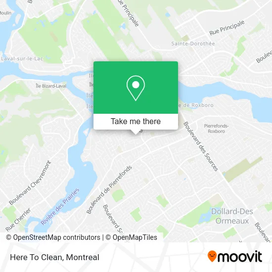 Here To Clean map