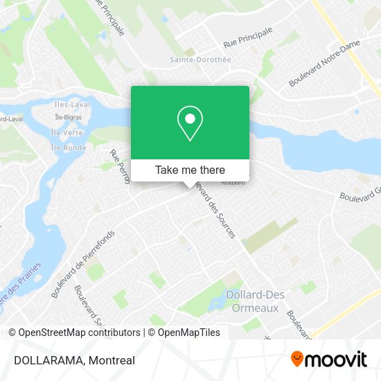 DOLLARAMA map