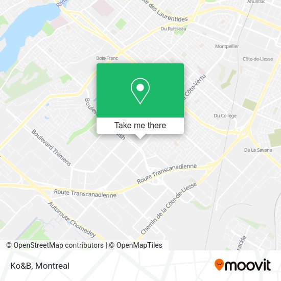 Ko&B map