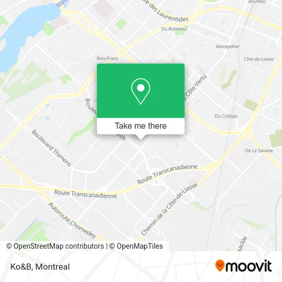 Ko&B map