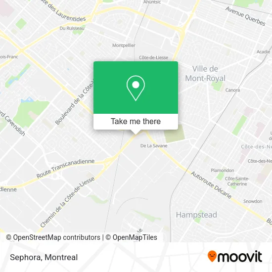 Sephora map